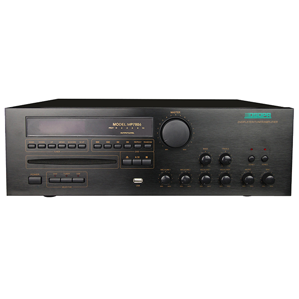 MP7806 2 Zones All-in-one Amplifier with   MP3/Tuner/CD/DVD