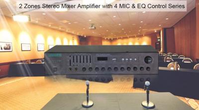 MK6920 2×120W professional stereo mixer amplifier