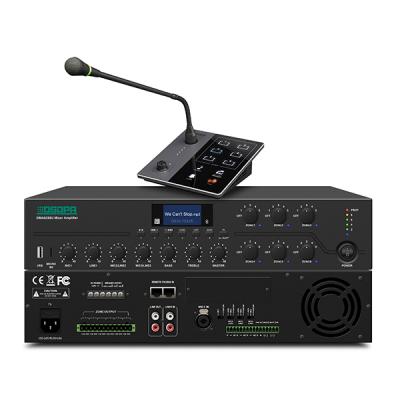 DMA6500U 500W 6 Zones Digital Mixer Amplifier with Remote Paging Station