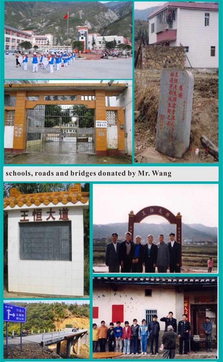 schools, roads and bridges donated by dsppa