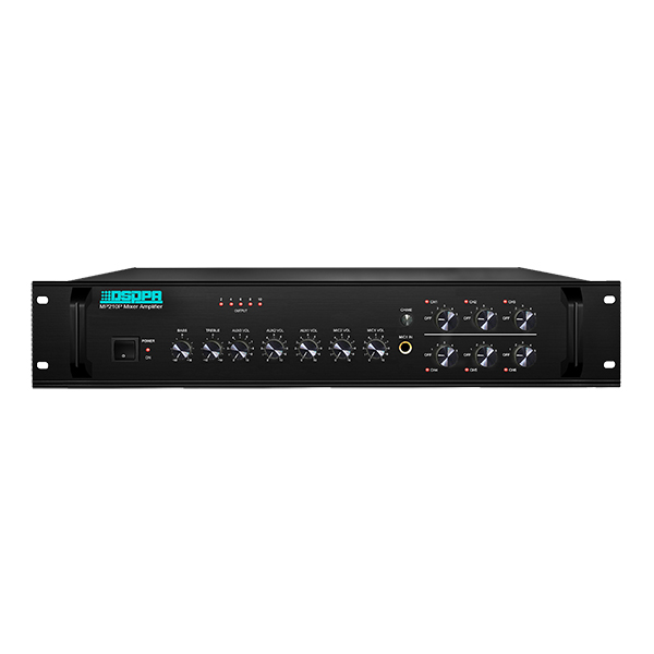 MP210P 60W 100V 6 Zones Mixing Amplifier