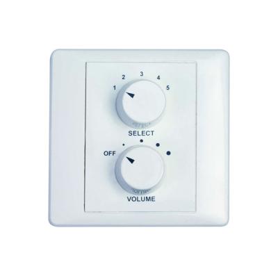 thumbnail image 2 of 100W In-Wall Speaker Volume Control - Works With Multiple Speaker Pairs, 3 Color Plates 2 of 10