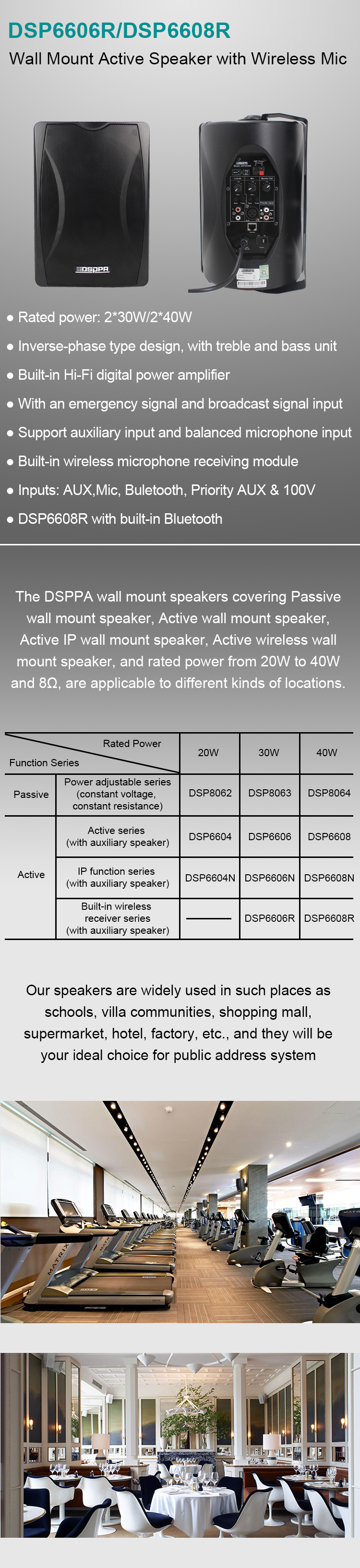 DSP8062 Wall Mount Speaker