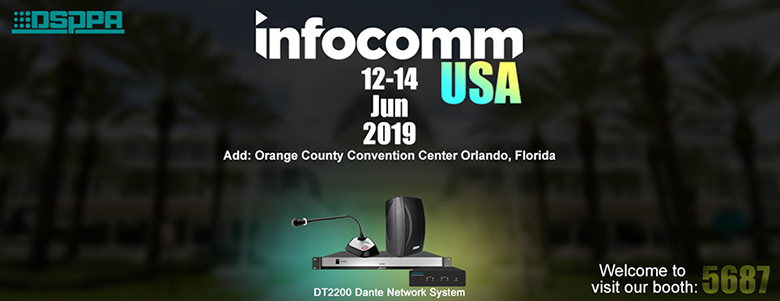 InfoComm USA will be held in Orange County Convention Center Orlando, Florida from 12th to 14th June