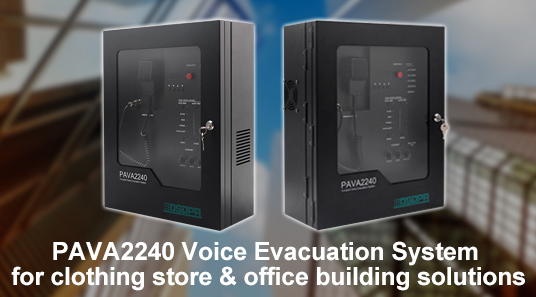 DSPPA PAVA2240 Voice Evacuation System for Clothing Store & Office Building Solutions