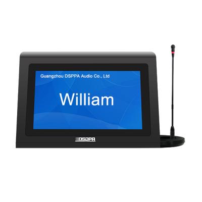 D7022MIC LCD Two-sided Electronic Desk Name Tablet with Microphone