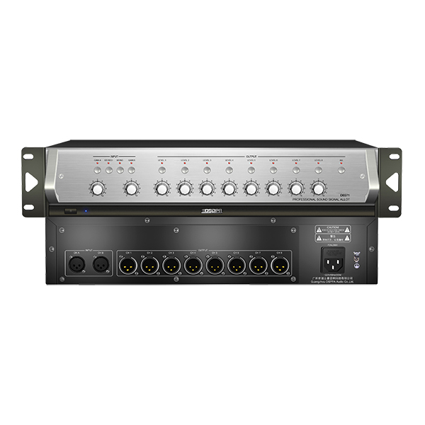 D6571 2 in 8 out Audio Signal Distributor