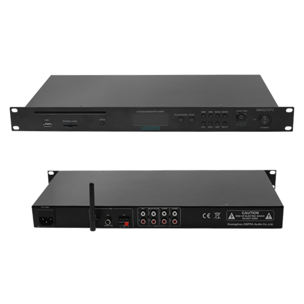 MAG2107C Multi-channel Media Player with CD/USB/FM/Bluetooth 1U