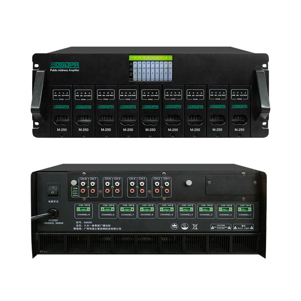 DA8060/DA8125/DA8250 8 Channels Digital Power Amplifier