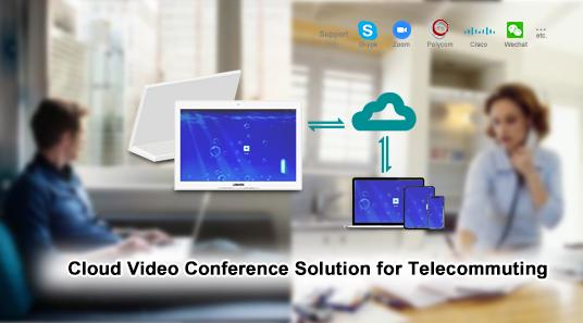 Cloud Video Conference Solution for Telecommuting