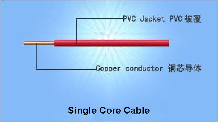 Copper Conductor PVC Insulated Installation Cable