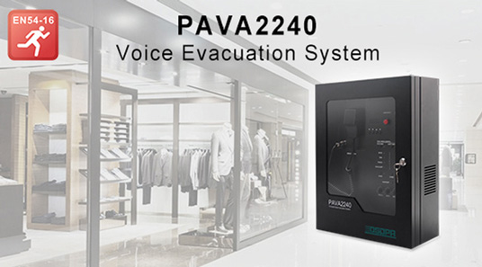 PAVA2240 Voice Evacuation System for Clothing Store