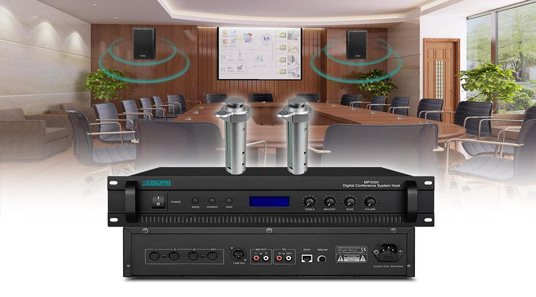 D6115 Digital Conference System(Pop-up microphones and connection method)