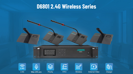 D6801 2.4G Wireless Series Conference System