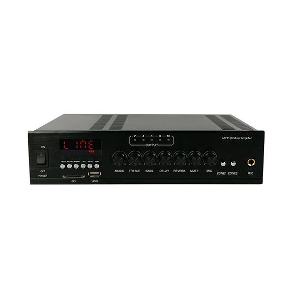 MP1120  120W multi-function Mini Mixer Amplifier