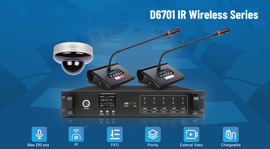 D6701 Series of  Infrared Wireless Conference System