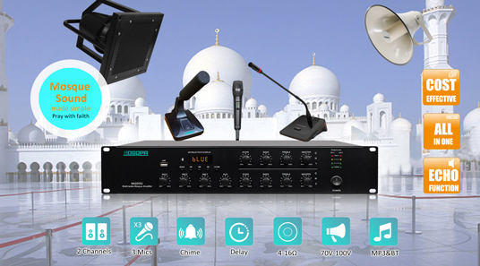 Multimedia Amplifier for Mosques-MA2250U