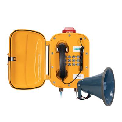 DSP9327A Waterproof Sound&Light Alarm Wall-Mounted Telephone +15W Speaker
