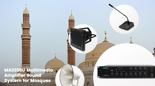 Multimedia Amplifier for Mosques-MA2250U