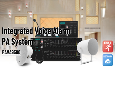PAVA9500 Integrated Voice Alarm PA System