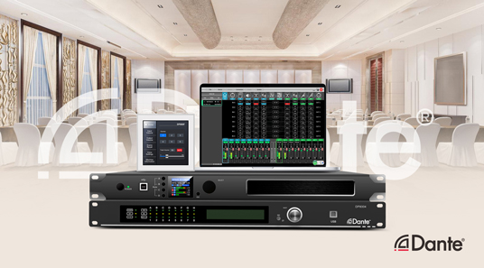 Dante Audio Processor and Amplifier for Hotels DP8004&DDA43D