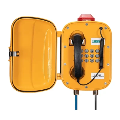 DSP9327W IP Waterproof Sound&Light Alarm Wall-Mounted Telephone