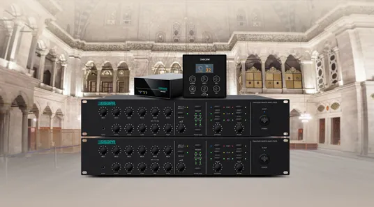 2-Channel Digital Multimedia Mixer Amplifier System Solution for Mosques DMA2240 / DMA2500