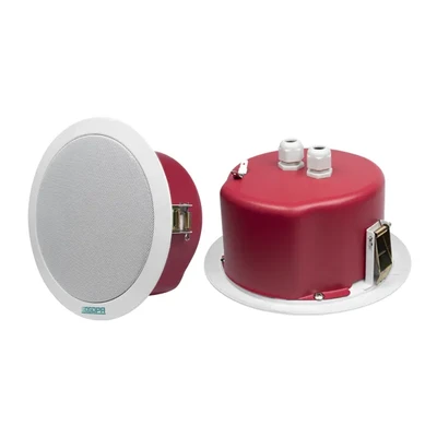 DSP2254EN 10W EN54 Fireproof Ceiling Speaker with Fire Dome