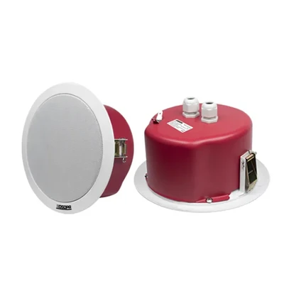 DSP2254EN 10W EN54 Fireproof Ceiling Speaker with Fire Dome