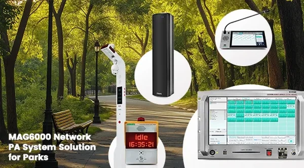 MAG6000 Network PA System Solution for Parks