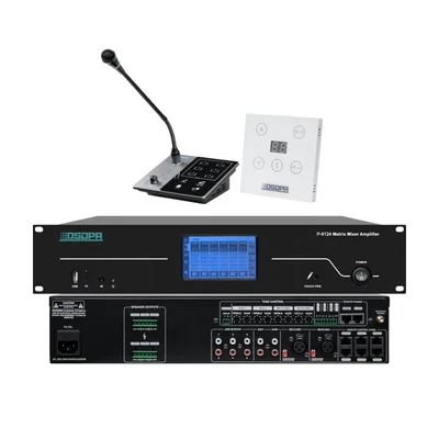 P-6112 P-6124 P-60W P-60M Multi-function Matrix PA System