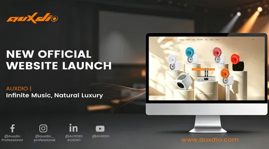 AUXDIO | Launches Redesigned Official Portal to Redefine Immersive Entertainment Sound