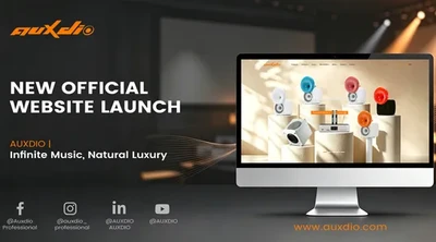 AUXDIO | Launches Redesigned Official Portal to Redefine Immersive Entertainment Sound