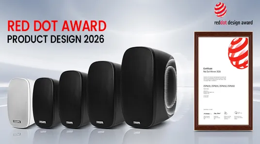 DSPPA | DSP6020 Series Officially Recognized with Red Dot Award: Product Design 2026