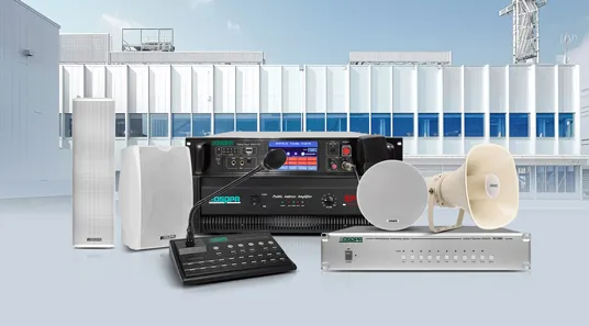 100-Zone Intelligent PA System Solution for Industrial Parks MAG1116+PC1063